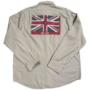 Polo Ralph Lauren RL-14 Military Button Down Shirt (Size L) NWT